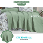 ETEHOMETEX HAVUZLU PİKE ÇİFT KİŞİLİK 220X240CM YEŞİL 8696474231847